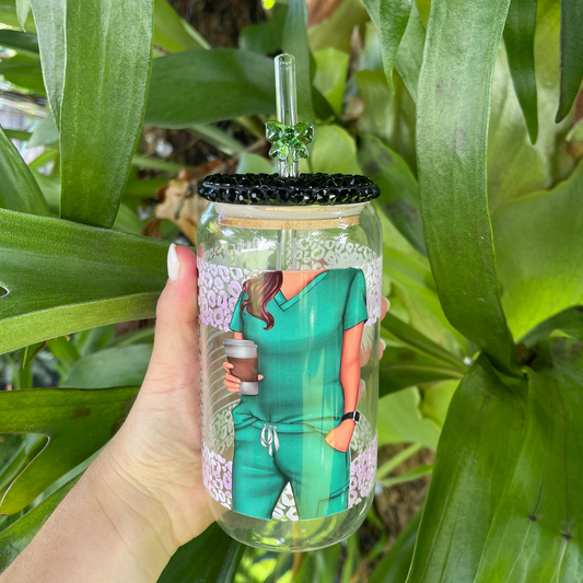 Nurse Glass Tumbler