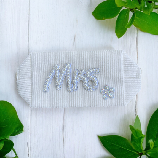 Elegant "Mrs." Bridal Clutch